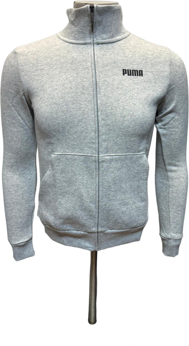 puma ass track jacket fl w light heather kleur Grijs