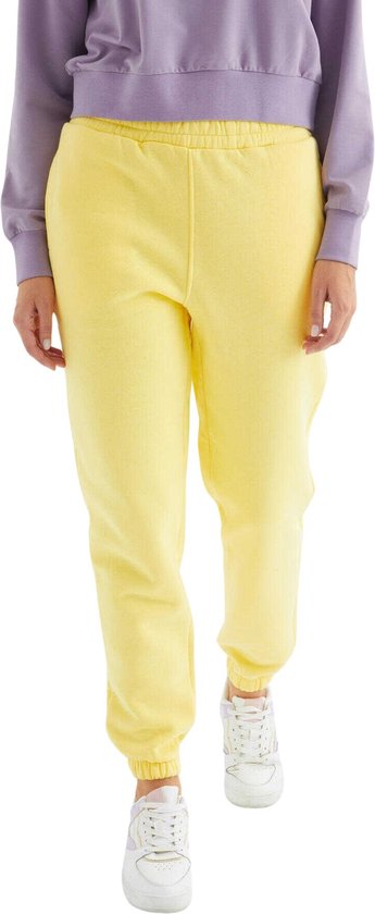 La Pèra Pantalons de survêtement dames - Pantalons d'entraînement - Pantalons de survêtement - Casual - Jaune - Taille L