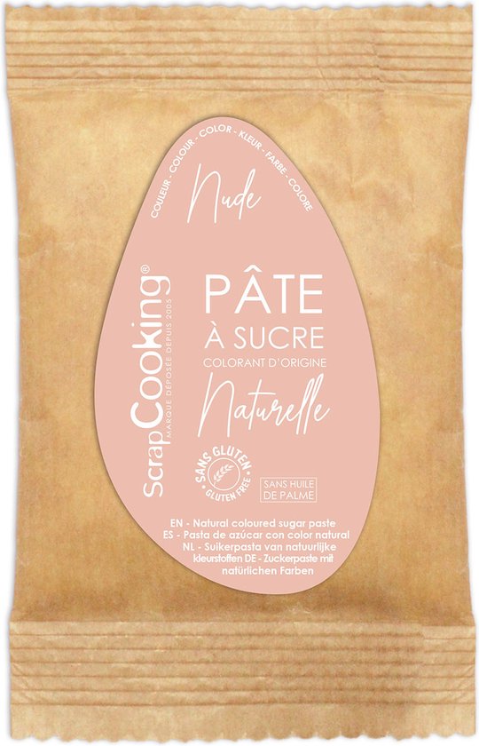 Pâte à sucre Rose 100 g ScrapCooking