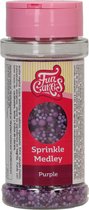 FunCakes Sprinkles Taartdecoratie - Sprinkle Medley - Purple - 70g