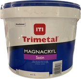 Trimetal Magnacryl Satin - Wit - 5L