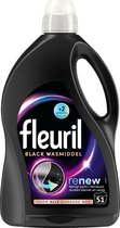 Fleuril Renew Zwart - Détergent liquide - Lessive noire - Pack économique - 51 lavages
