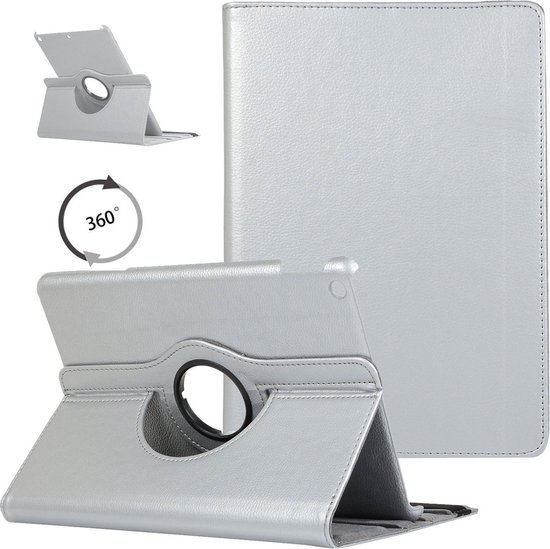 Étui rotatif Étui Multi support rotatif à 360 ° - Convient pour: Apple iPad Mini 4 / Mini 5 2019 - argent