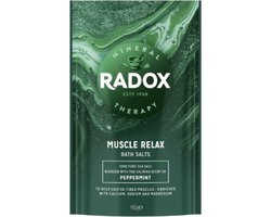 Radox Muscle Relax Bath Salts - Pepermunt badzout voor spierontspanning - 900g