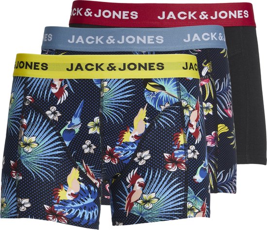 JACK&JONES ACCESSORIES JACFLOWER BIRD TRUNKS 3 PACK NOOS Heren Onderbroek