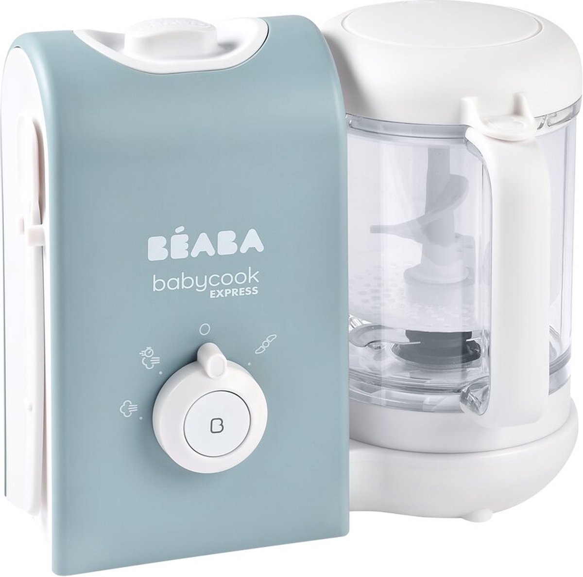 Goedkoopste Béaba Babycook Express® - Stoomkoker - 4-in-1 babyvoeding bereider - Foodprocessor - Blauw