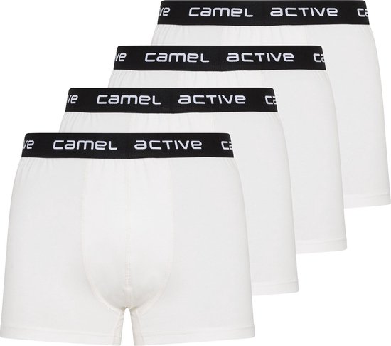 camel active Boxershorts in een pak van 4 - Maat menswear-3XL - Wit