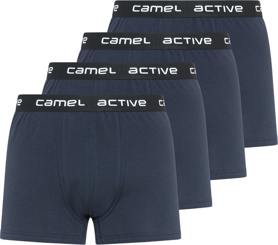 camel active Boxershorts in een pak van 4 - Maat menswear-3XL - Blauw