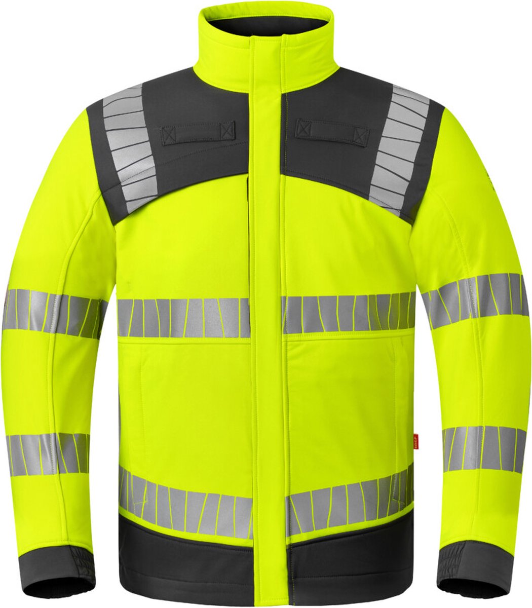 HAVEP Softshell Multiprotector 50410 - Fluo Geel/Charcoal - 3XL