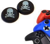 Gadgetpoint | Gaming Thumbgrips | Performance Antislip Thumbsticks | Joystick Cap Thumb Grips | Accessoires geschikt voor Playstation PS4 PS5 & Xbox & Nintendo Pro Controller | Skelet - Zwart met Blauw