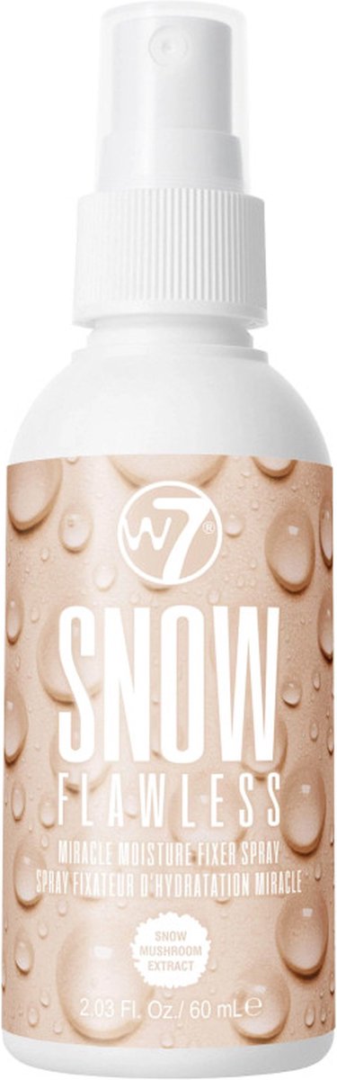 Goedkoopste W7 Snow Flawless Miracle Moisture Fixing Spray