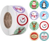 Without Lemon - Kerststickers 2023 - 500 stuks - Sticker size: 2.5cm - Kerst - Cadeau - Versiering - Verpakking