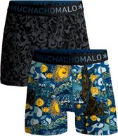 Boxers pour hommes Muchachomalo - Paquet de 2 - Taille M - 95 % Katoen - Sous-vêtements pour hommes