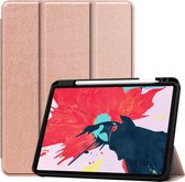 Peachy Trifold kunstleer hoes voor iPad Pro 11 inch (2018 2020 2021 2022) & iPad Air 4 en iPad Air 5 - goud