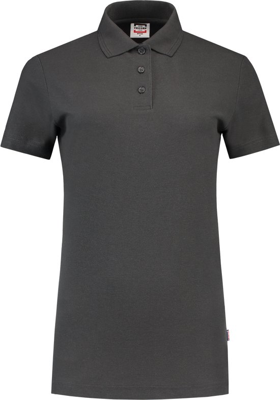 Tricorp dames poloshirt - Casual - 201010 - donkergrijs - maat L