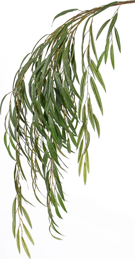 Treurwilg - tak - kunstplant - 221 bladeren- 120cm lang - brandvertragend