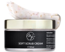 Marie-José Scrubcrème - Zachte Exfoliërende Scrub met Rozenblaadjes & Grapefruit Extract - Voor een Stralende, Gezonde Huid - 50ml