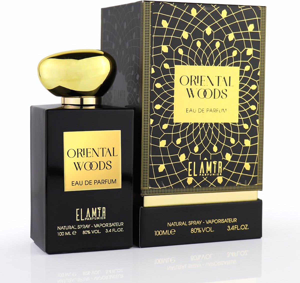 Eau de Parfum Oriental Woods 100 ml par EL AMIR - Parfum Unisexe - Al Oud Eau de Parfum mixte