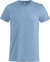 Clique 2 Pack Basic Fashion-T Modieus T-shirt kleur Licht-blauw maat XS
