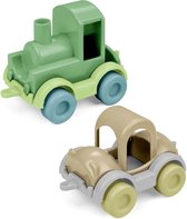 Wader RePlay Kid Cars - Locomotief & Kever set - Duurzaam Speelgoed - Peuter Speelgoed - Kinderspeelgoed 1 Jaar
