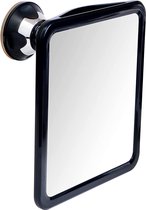 Badkamer Douche Spiegel met Zuignap, Onbreekbare Anti-Condens Scheerspiegel met 360° Rotatie, 20 x 18 cm