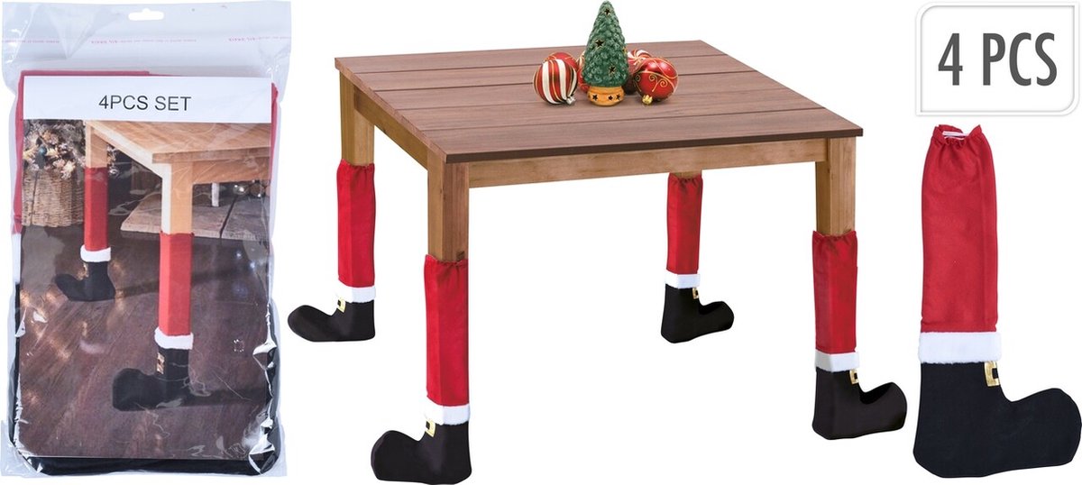 Dining Table Leg Cover Christmas Decoration Set - tafelpoot decoratie set kerst - kerstdecoratie