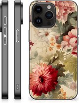 Bloemen Hoesje Geschikt voor iPhone 15 Pro Max Bloemen