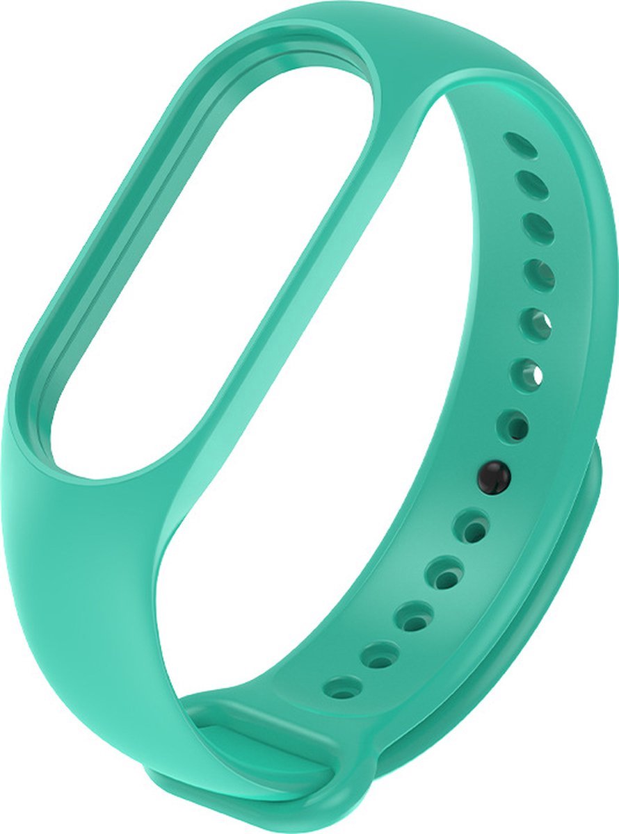 Siliconen bandje - Geschikt voor Xiaomi Mi Band 7- Teel