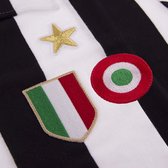 COPA - Juventus FC 1960 - 61 Retro Voetbal Shirt - S - Zwart; Wit