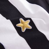COPA - Juventus FC 1976 - 77 Coppa UEFA Retro Voetbal Shirt - M - Zwart; Wit