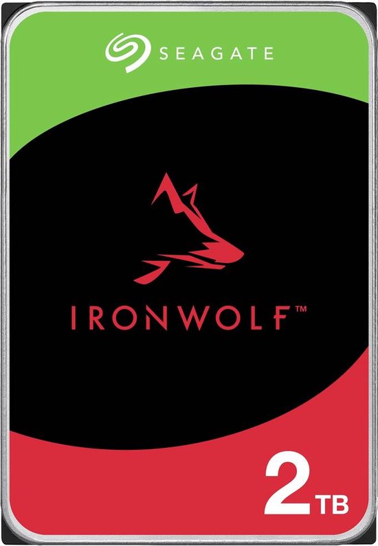 Seagate IronWolf™ 2 TB Harde schijf (3.5 inch) SATA III ST2000VN003 Bulk