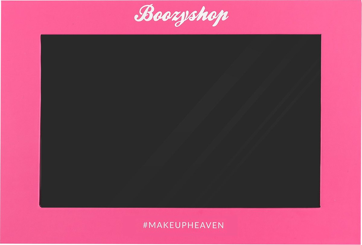 Boozyshop ® Make up Organizer - Magnetisch Palette voor losse Pans, zoals Oogschaduws & Foundations - Sluit goed af met Doorzichtig Scherm - Extra Large Empty Pro Palette