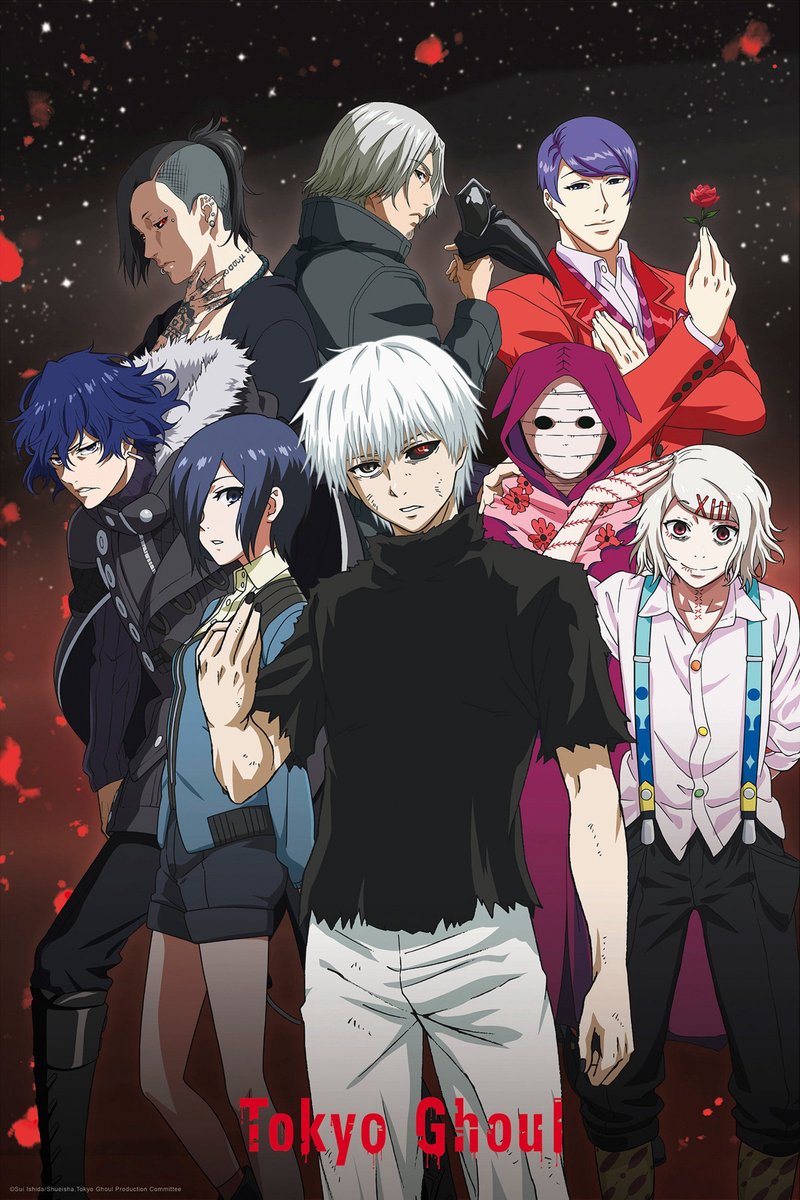 ABYSTYLE Poster Tokyo Ghoul - Group 61x91,5cm Divers
