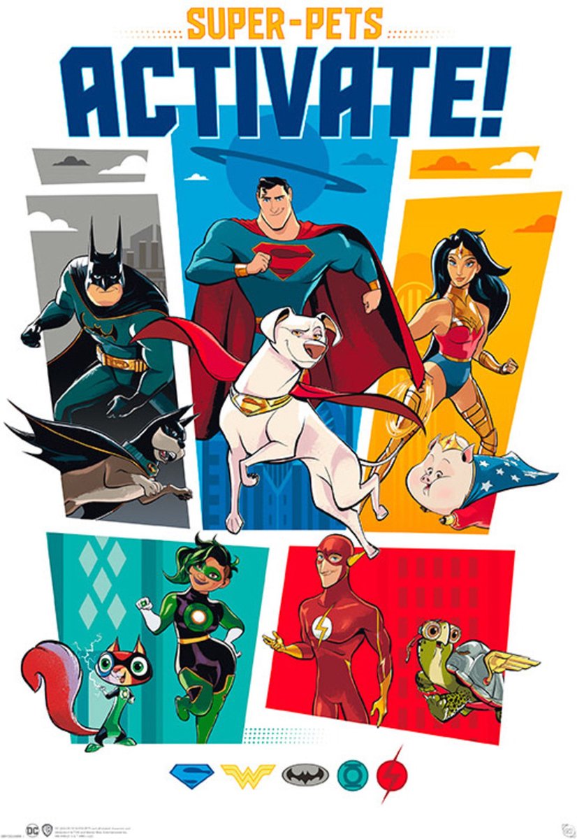 Poster DC Comic League of Superpets Activate 61x91,5cm
