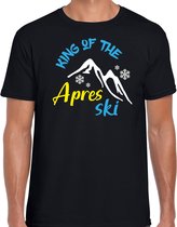 Bellatio Decorations T-shirt après ski homme - après ski king - noir - outfit d'hiver S