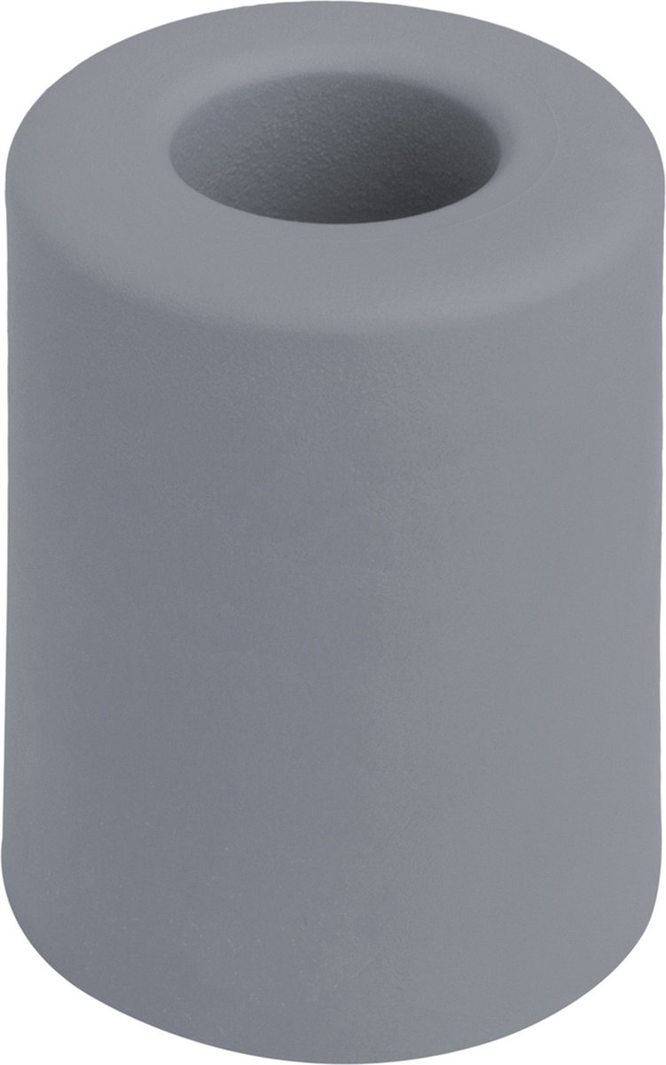 Deltafix Deurbuffer - deurstopper - grijs - rubber - 50 x 35 mm - schroefbevestiging