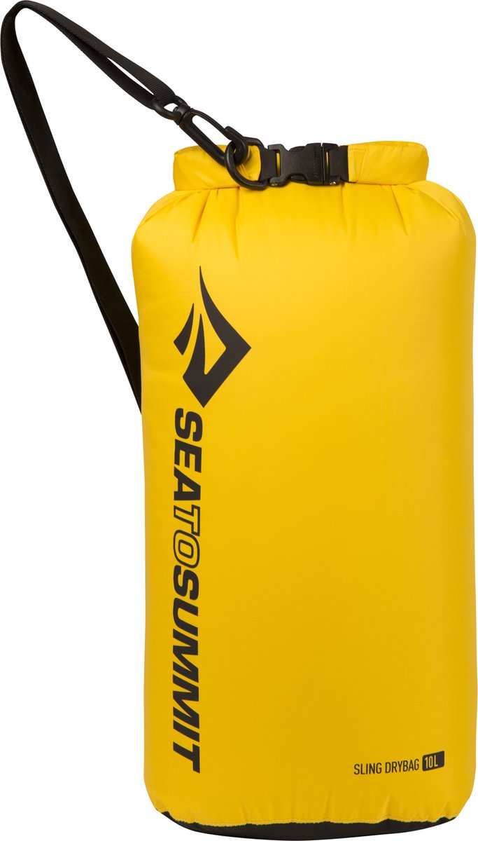 Sea to Summit Sling Dry Bag Compressiezak - 10L - Geel