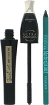 Bourjois Twist Up The Volume Mascara + Contour Clubbing Pencil - Ultra Black-Loving Green