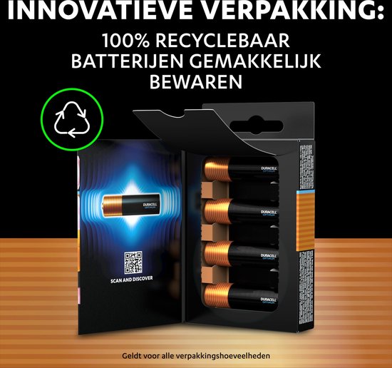 Duracell Optimum AA - alkaline batterijen - 1,5V, LR6 - 5 stuks