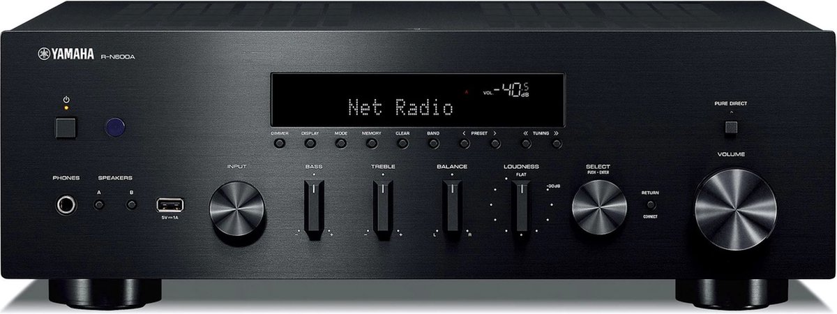 Yamaha RN600A ZWART Netwerk receiver met Musiccast | bol