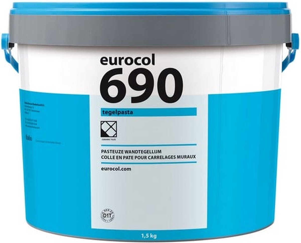Eurocol tegellijmpasta nr690 tegelpasta 1,5kg