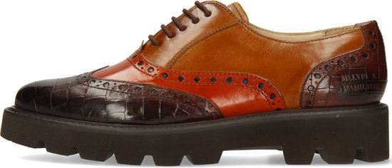 Zapatos Oxford Hombre Melvin & Hamilton Bruno 2: Hechos A Mano, Suela De Goma Blanca Y Plantilla De Cuero