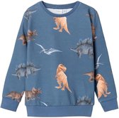 Name it sweater jongens - blauw - NMModino - maat 110