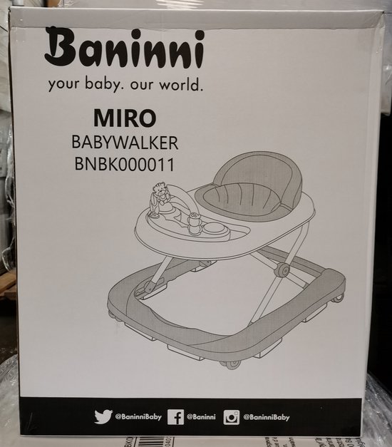 Baninni Loopstoel Miro Grijs van Baninni — afbeelding 2