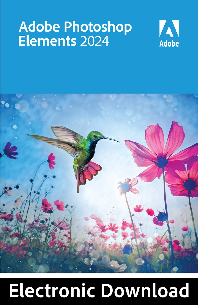 Adobe Photoshop Elements 2024 - Meertalig - Mac Download op Prijzenvolger.com