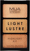 MUA Light Lustre Highlighter Palette - Golden Delights