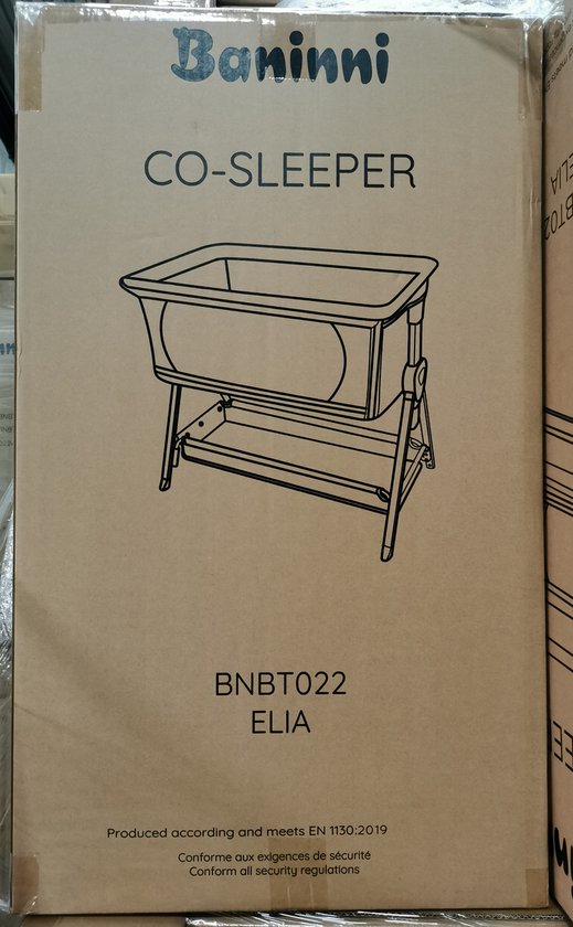 Baninni Co-Sleeper Elia Donker Grijs