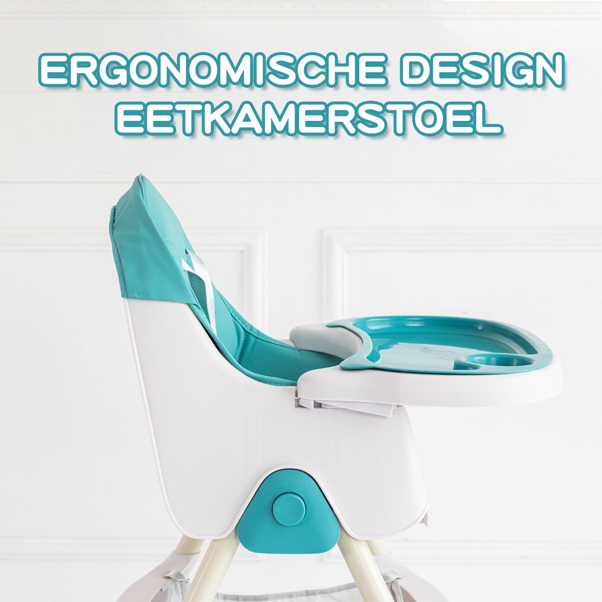 Baby Eetstoel - Kinderstoel - Blauw thumbnail 4