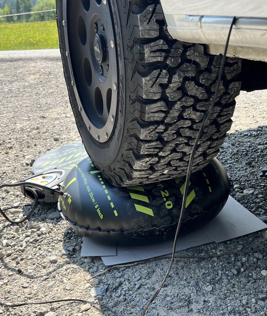 Flat-jack bandenkussen voor nivelleren caravans en campers van Froli — afbeelding 2