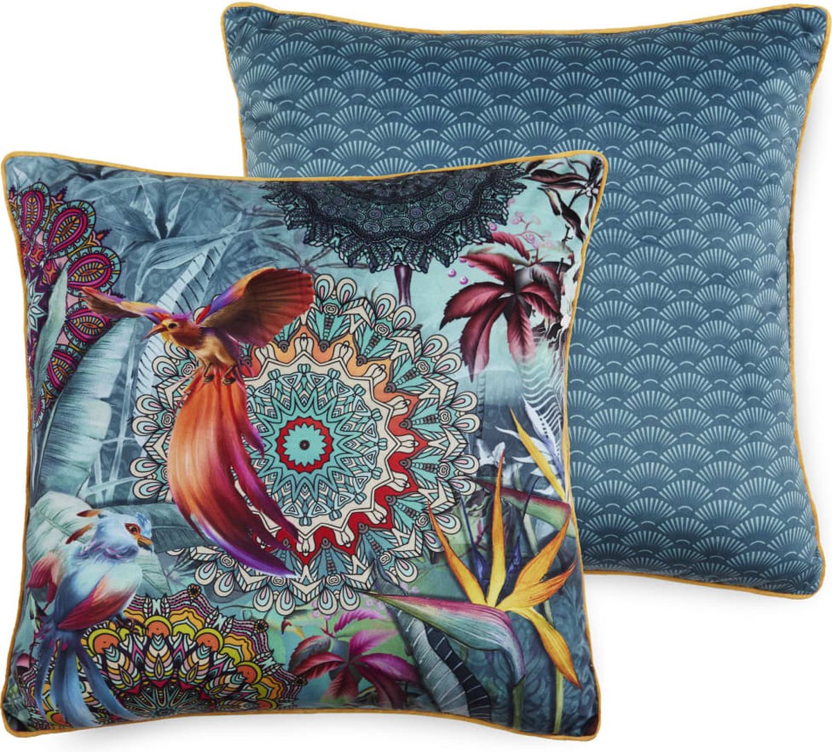 Hip Vierkant sierkussen 48x48 cm polyester HIP no.6995 multi Multikleur